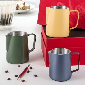 Timemore | Stainless Steel Colorful Dopamine Spouted Creamer Cup With Scale