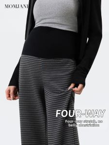 Mom Jane | Pregnancy Friendly Loose Fitting Culotte Trousers