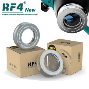 RF4 Factory Price New 0.5X 0.7X 0.48X Barlow Auxiliary Glass Objective Lens Stereo Binocular Trinocular Zoom Microscope Camera