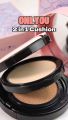 ONLYOU Double Air Cushion - Matte Cushion Foundation Dan Setting Powder - Full Coverage 24H Long-lasting  Glowing Waterproof BB Cushion. 