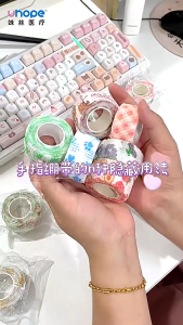 10/20/30Pcs Finger Guard Anti-wear Hand Tape Cute Cartoon Finger Bandage Writing Self-adhesive Protect Sport