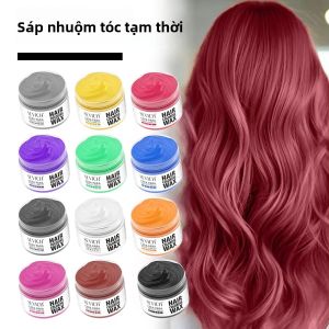 Sáp Tạo Màu Tóc Tạm Thời Sevich 120g Tự Làm Tạo Kiểu Một Lần Màu Xám Bạc Dạng Gel Dành Cho Nam