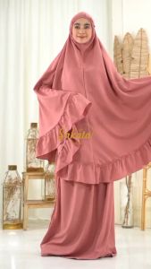 Sakata - Mukena Dewasa Traveling Katun Polos Premium Talita Series