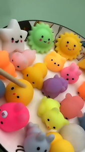 10 pcs Mini Animal Plush Toy Cute Squeeze Ball Toy Stress Relief Toy Squeeze Ball Toy Wholesale