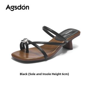 Agsdon | French Toed High Heel Sandals