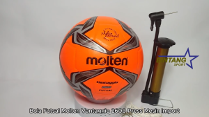 Bola Futsal Original molten Vantaggio 2600 Model Press Mesin Bahan Kulit PU Kualitas Terbaik