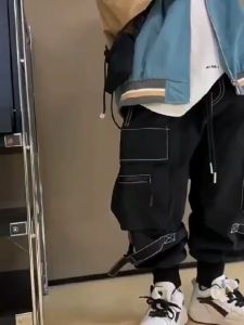 Celana Baggy Pants Anak Celana Cargo Anak Laki-laki dan Perempuan Celana Retro Distro Celana Panjang Anak Tebal Celana Tren Korea Celana Chino Anak Celana Joger Pakaian Anak-anak untuk 2-14 Tahun