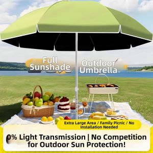 NAIFUNA | Upgraded Black Glue Umbrella