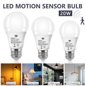 2PCS Radar Motion Sensor Light Bulb E26 110V 20W LEDNight LightBedroomGardenLED Bulbs For Home