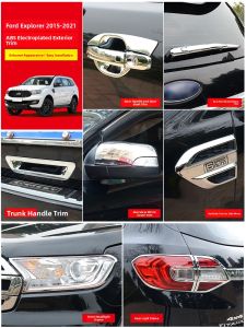HATE | Exterior Modification Kit For 2015-2021 Ford Everest ABS Chrome