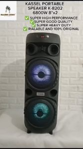 KASSEL PORTABLE PARTY SPEAKER K-8202: A New Upgraded 6800W Audio Experience