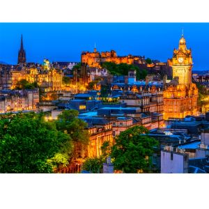 500/1000/1200/2000PCS Jigsaw Puzzle Edinburgh Scotland Cityscape Art For Adults Great Weekend Relaxation And Family Fun