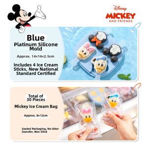 Easy Your Home | Mickey Ice Cream Moulds Soft Food-Grade Silicone