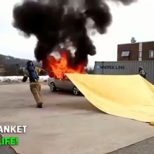1M /1.5M Fiberglass Fire Blanket Fire Extinguishers Tent Emergency Survival Blanke