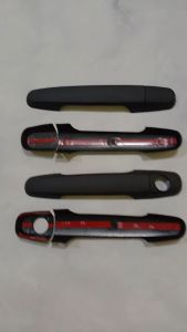 Cover Handle Pintu Pegangan Mobil Toyota Innova 2004-2015 Hitam Doff