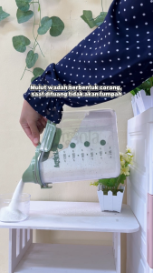 Angola Botol Tempat Deterjen Cair/Deterjen Bubuk 2000ML E68 Tempat Sabun Cair / Wadah Penyimpanan Pembersih Lantai Transparan Kapasitas Besar / Laundry Detergent Bottle