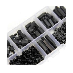 Paket Komplit 180 PCS BAUT SPACER DUDUKAN PCB STAND-OFF KIT NYLON M3