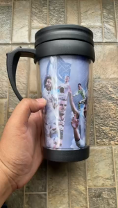 Tumbler Player Real Madrid Logo Klub Tim Sepak Bola Botol Minum Gelas