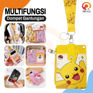 [RO ACC] NANVAN NVN-TL35 TALI GANTUNGAN TEMPAT ID CARD / SLOT 3 KARTU / UANG KOIN / RESLETING KARAKTER LUCU