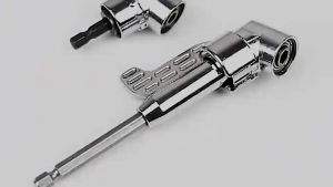 105 Degree Angle Socket Adapter Power Hand Tool Part Driver Extension Set Screwdriver Holder Drill Nut Attachment Magnetic Power Drill Adapter Chuck Tool