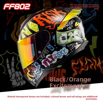 LS2 | All-Season Fog-Resistant Full Face Motorcycle Helmet with Large Wing