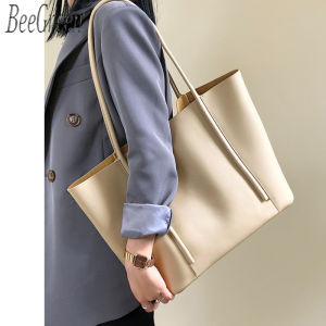 BeeGreen หนังวัวแฟชั่นถุงคลาสสิคสำหรับผู้หญิงกระเป๋าสะพายไหล่ทุกวันหรูหราเดินทางกระเป๋าแบบหนีบแขน