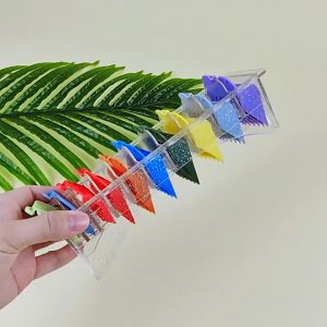 10 Grid Kotak Penyimpanan Sisir Pemotong Batas Universal Hair Clipper Limit Guide Comb Storage Box Alat Penata Rambut Salon Potong Rambut