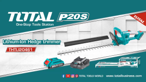 TOTAL Cordless hedge trimmer THTLI20462