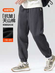 กางเกงลำลองชายผ้าฝ้ายเทือกเขาหิมาลัย 503 ทรงหลวม ทรงลำลอง ฤดูใบไม้ร่วง/ฤดูหนาว กางเกงขายาวทรงกีฬา กางเกงขายาวทรงกีฬา