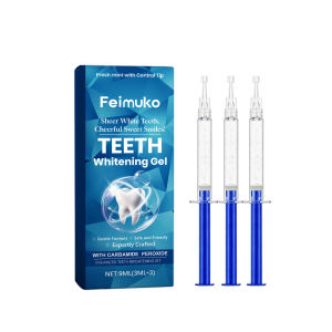 Household Teeth Whitening Gel 3PCS Remove Plaque Stains Fresh Mint Bleaching Tooth Oral Beauty Supplies Dental Brightening Gel
