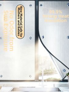 ZTION | Thermal Insulation Sunlight Blocking Sun Protection Safety Grade Curtain