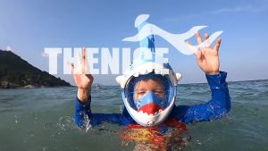 Kacamata Renang Snorkeling Anak-Anak PVC Alat Selam Snorkel Diving