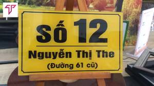 Bảng số nhà biển số nhà bảng phòng ban hộ kinh doanh bảng phòng chức năng - in theo yêu cầu in UV trực tiếp sắc nét