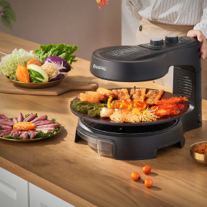 EASY GRILL | Máy Nướng Quay Tự Động Không Khói Dùng Trong Nhà