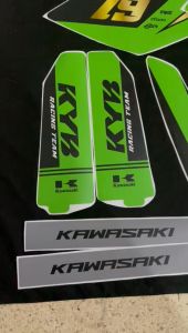 Decal Klx 140 HITAM HIJAU SIMPLE Dekal Sticker Striping Stiker Klx 140 D-A6-012 A6-018