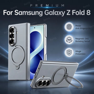 Business 360° Magnetic Ring Stand Case for Samsung Galaxy Z Fold 8 Ultra 7 6 5 4 for MagSafe Hinge Protection Shockproof Cover