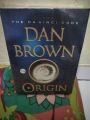 Buku the da Vinci code Dan Brown origin edisi bahasa Indonesia. 