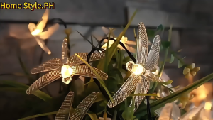 Luminous LED solar 8-mode dragonfly colored light string waterproof and ultra long standby