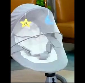 **Malaysia Seller** #Readystock Portable Auto Swing Baby Bouncer New born Cradle Automatic Electric Leaf sensor swing chair Baby Bouncer