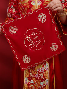 XIKUNLE | Wedding Bridal Red Handkerchief