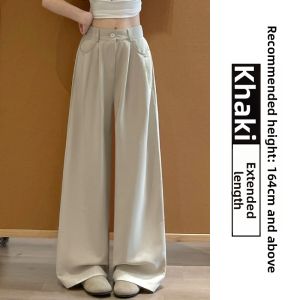 LANMENGYA | White Soft Thin Pants High Waist
