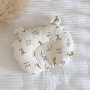 Baby Pillow Baby Anti FlatHead Pillow Super Soft and Breathable Dimple Pillow Baby Bear Pillow Baby Bantal婴儿枕头