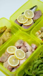 CPM Voxy L Storage Set of 6 pcs Orange / wadah makanan/ toples lebaran/ toples kue/ toples plastik/ tempat penyimpanan