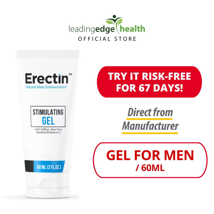 Erectin Stimulating Gel Natural Male Enhancement [60ml] | long lasting sex  for men Enhance Pleasure and Hard Erections | Lubricants For Men | For  Premature Ejaculation lubricant gel sex | 100% ...