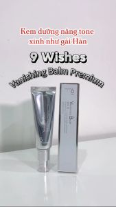 Kem Dưỡng Trắng Chống Nắng Nâng Tone Da 9wishes Vanishing Balm VB Premium Tone Up 50ML