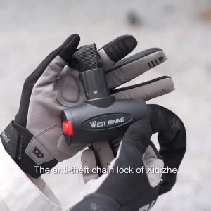 WEST BIKING Bike Anti Theft Chain Lock Hard Steel Alloy Durable Bold Lock For MTB Bike Motorcycle Scooter Cycling Accessories