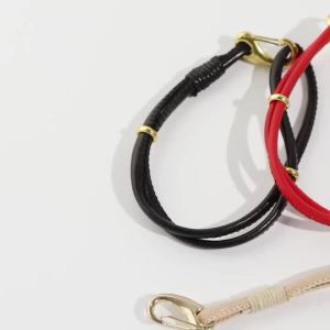 Simple Style Adjustable Leather Cord Charm Bracelets for Women Leather Rope Bracelet Female Jewelry Gifts