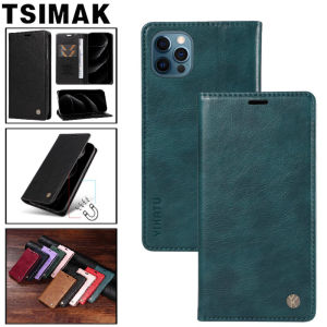 Leather Case For iPhone 11 12 13 Pro Max XS XR X 6 7 8 Plus 6S SE 2020 Mini Strong Magnet Litchi Pattern Flip Wallet Card Cover