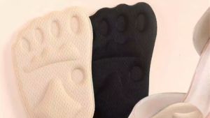 4D Sole High Heel Foot Cushions Forefoot Anti-Slip Insole Breathable Shoes Women Protection Foot Pad Soft Insert Foot Care