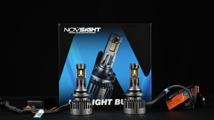 Super Bright Novsight T24 LED Headlight Bulbs 9006 HB4 LED Lights for Car High Beam Fog Light 130W 28000LM 6500K Plug&Play 2Pcs 1 Year Warranty